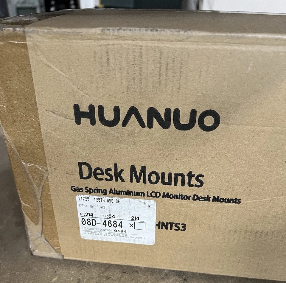 HUANUO MODEL:HNTS3 -DESK MOUNTS (BLACK/WHITE) HN-TS3W-N - Image 3 of 4