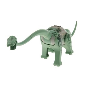 1X Lego Animal Dinosaur Brachiosaurus Sand Green Dino Long Neck Stone Gray 6719