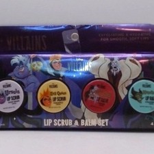 Disney - Villains , Lip Scrub  Balm Set, BRAND NEW IN BOX