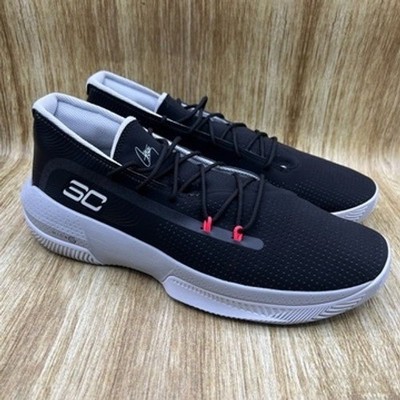 Under Armour Curry 3ZerO 3 Men's Size 15 Basketball Shoes Black Sneakers NEW