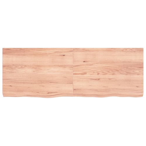 Table Top Light brown Solid oak wood 55.1 x 19.7 in Foldable vidaXL - Picture 3 of 10