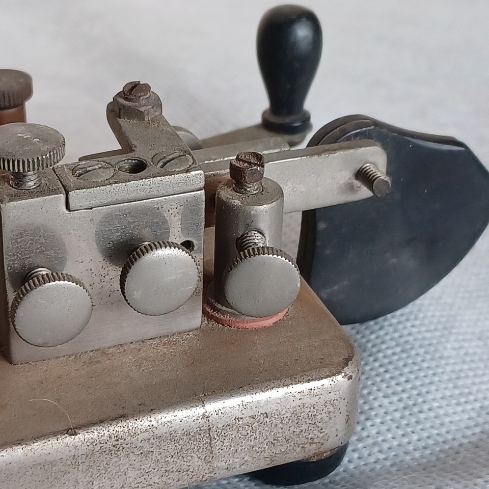 1920’s Ultimate Transmitter Company 73 Telegraph Bug Key ~ Antique | eBay