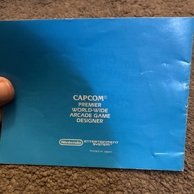 Ghosts 'N Goblins Captain Commando Nintendo NES Manual Only Instruction Booklet