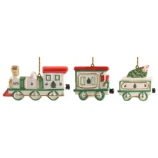 Spode Spode Christmas Tree Ornaments Train Set Of 3 - Boxed 11980549