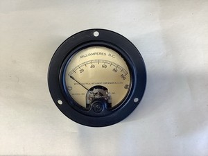 Weston Electrical Model 301 0-100 Panel Meter Gauge  Milliamp Dc