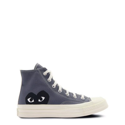 Converse Comme Des Garcons Play Damen-High-Top-Sportschuhe grau UK 6 NEU Ref 1590