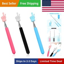 3 Pcs Telescopic Teachers Pointer, Extendable Hand Pointer Finger Pointer Stick,