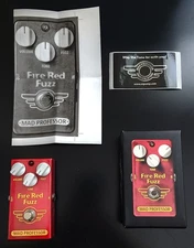 Mad Professor Fire Red Fuzz Boutique Fuzz w/Box, Manual & Sticker   NEW   NOS