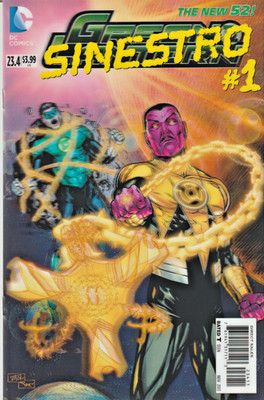 GREEN LANTERN #23.4  SINESTRO  3-D MOTION VARIANT  THE NEW 52 DC  2013  NICE!!