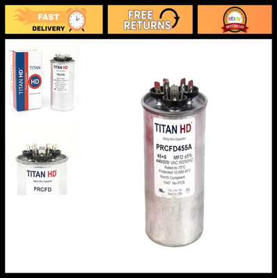 High Voltage Round Capacitor 45+5MFD 440/370V for HVAC Systems - Reliable Perfor