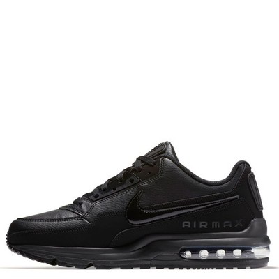 Men's 10  Nike Air Max LTD 3 687977-020 Triple Black Shoes airmax
