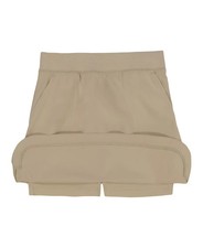 Nautica Youth Girl's Easy Care Stretch Knit School Uniform Skort Khaki size 7