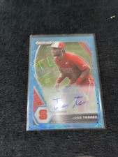 2021 Panini Prizm Draft Picks - Jose Torres #PDP89 Blue Velocity Prizm (RC)