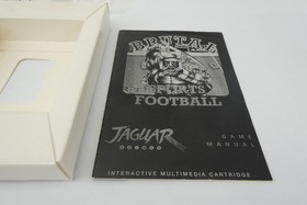 Atari Jaguar Brutal Sports Football CIB Complete w/ Manual & Tray Boxed