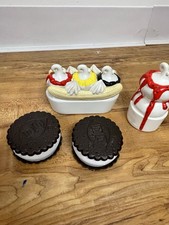 Vintage Dairy Queen Play Food Banana Split Ice Cream Sandwich Strawberry Sundae