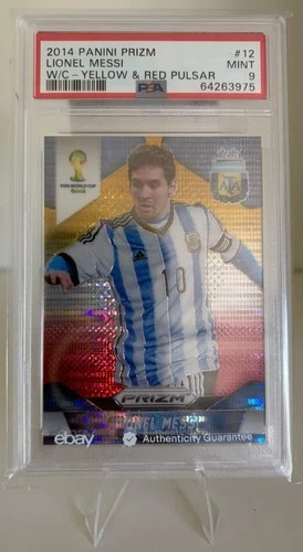 World Cup Lionel Messi 2014 Panini Prizm World Cup Lionel Messi #12 Red