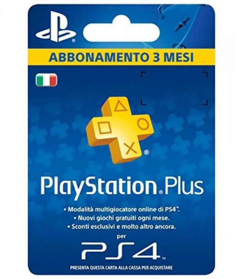 PLAYSTATION PLUS CARD HANG ABBONAMENTO PSN DA 3 MESI - 90 GIORNI SONY PS4 CODICE - Immagine 4 di 4