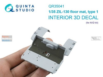 QTSQR35041 1:35 Quinta Studio 3D Decal - ZIL-130 Floor Mat Type 1 (AVD kit)