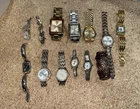 Lot of 13 Vintage Watches Guess Quartz Folio Hilton Timex Electric