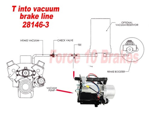 Brake Booster Rotary Vacuum Pump-12 V "Plug & Play" w/install kit for Auto Trans - Picture 11 of 12