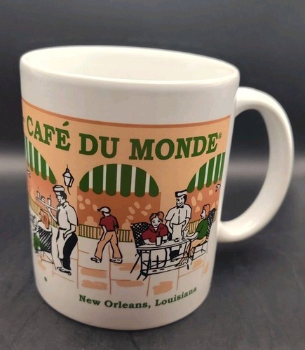 CAFE DU MONDE NEW ORLEANS, THE ORIGINAL LOUISIANA FRENCH MARKET COFFEE STAND MUG