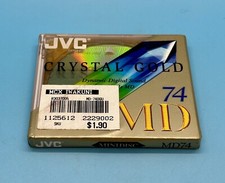 NEW SEALED JVC Recordable Victor Mini Disk Crystal Gold MD 74 Minute Digital