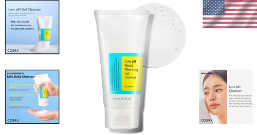 Mild Low pH Gel Face Cleanser for Clear Skin - 5.07 fl oz Korean Formula - Picture 2 of 10