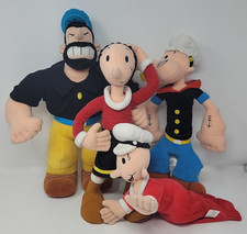 Vintage Popeye Plush Toy Set 11 Dolls By King Features Syndicate Inc