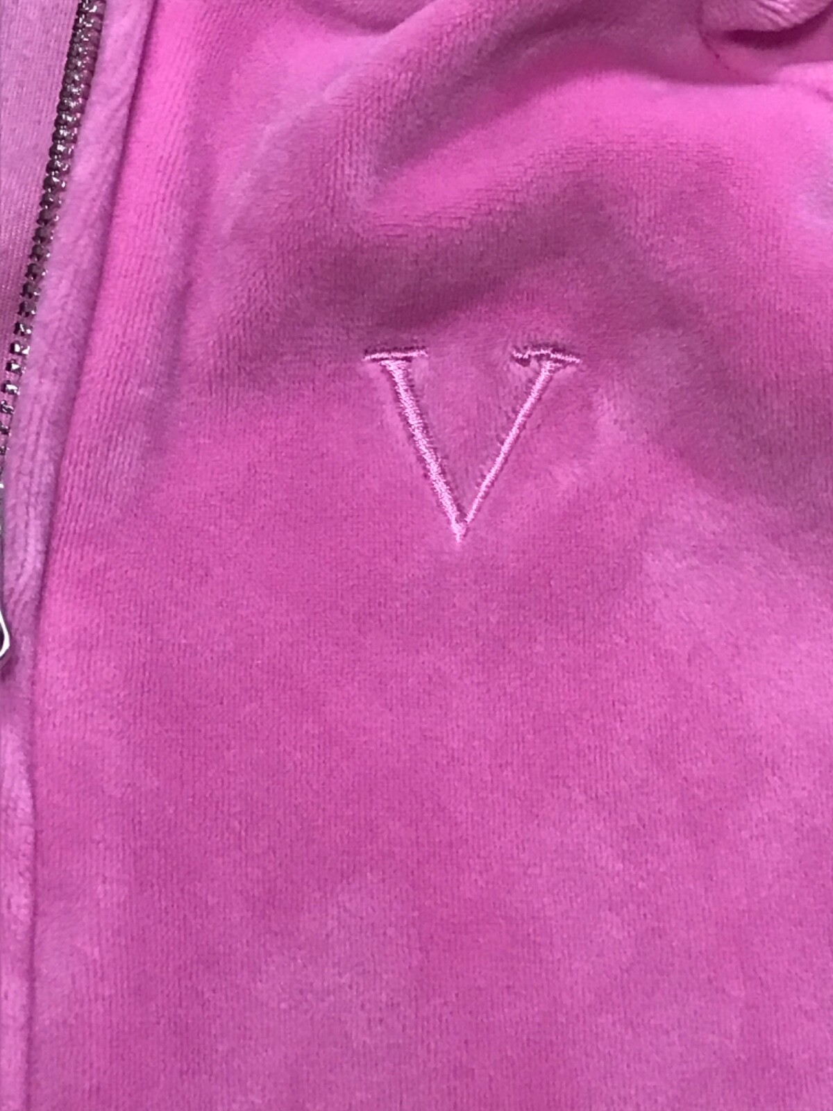 Victoria Secret Pink Velour Hoodie + Jogger Tracksuit Set Women's Small