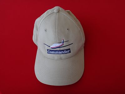 US Air Force COMMANDER Tan Color Ball Hat With Adjustable Back