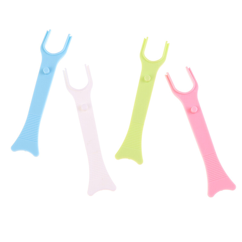Dental Floss Holder Aid Oral Hygiene Toothpicks Holder Teeth Cleaning