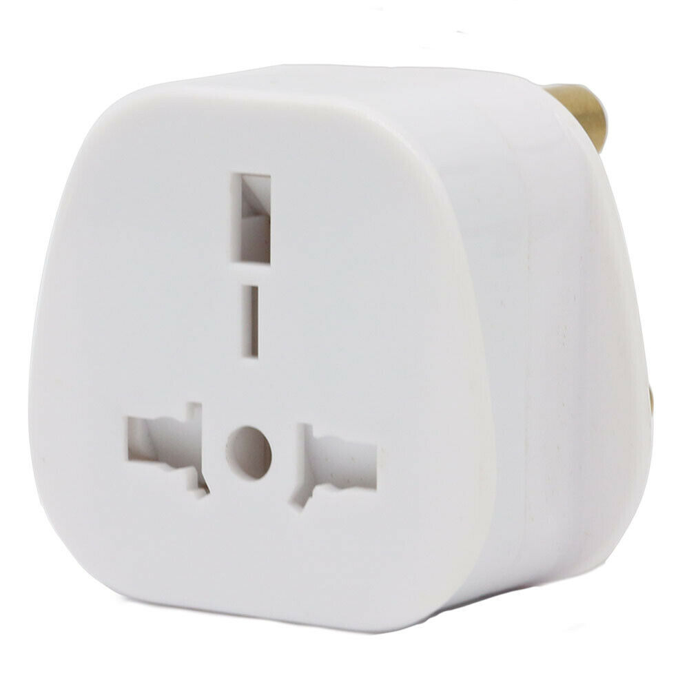 Sudafrica Adattatore Tipo M A 3 Perni Grandi Convertitore Presa UK A 3 Pin, Omologato BS 8546, Fusibile 13A Con Otturatore Di Sicurezza (1 Pezzo, Nero - Foto 5