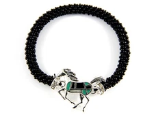 4031423 Equine Stretch Bracelet Horse Western Style Design Cowgirl Fashion