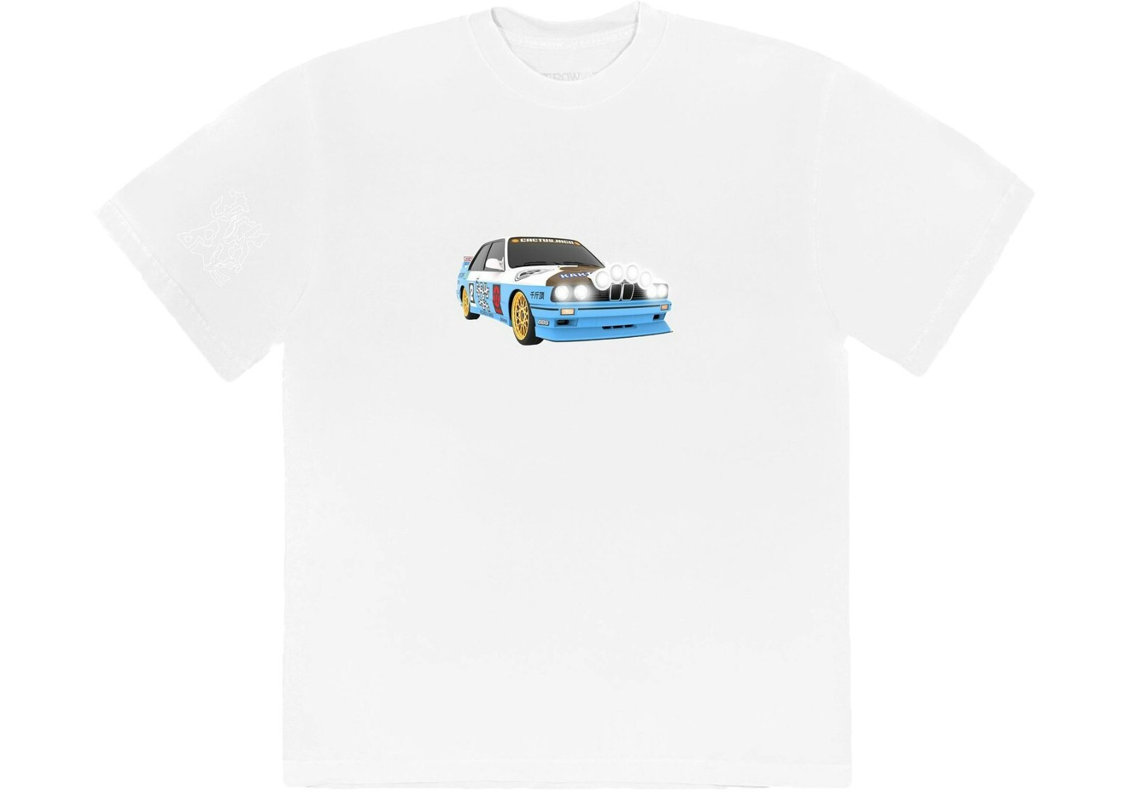 Мужская футболка Travis Scott JACKBOYS Vehicle Tee III Белая TSJB-SS41 Размер S-2XL 17190₽