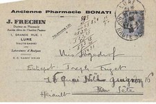 70 - n�89522 - LURE - Old Pharmacy Bonati J. Frechin - Advertising card