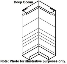4x Stramit FASCIA BOARD EXTERNAL CORNERS 90-Degree Colorbond DEEP OCEAN