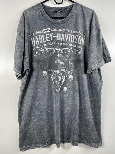 Harley Davidson Rebels All Around The World Herren T-Shirt Crete IL Gr. 2XL 26x33