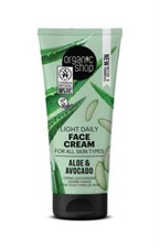Organic Shop Aloe & Avocado Light Daily Face Cream - 50ml