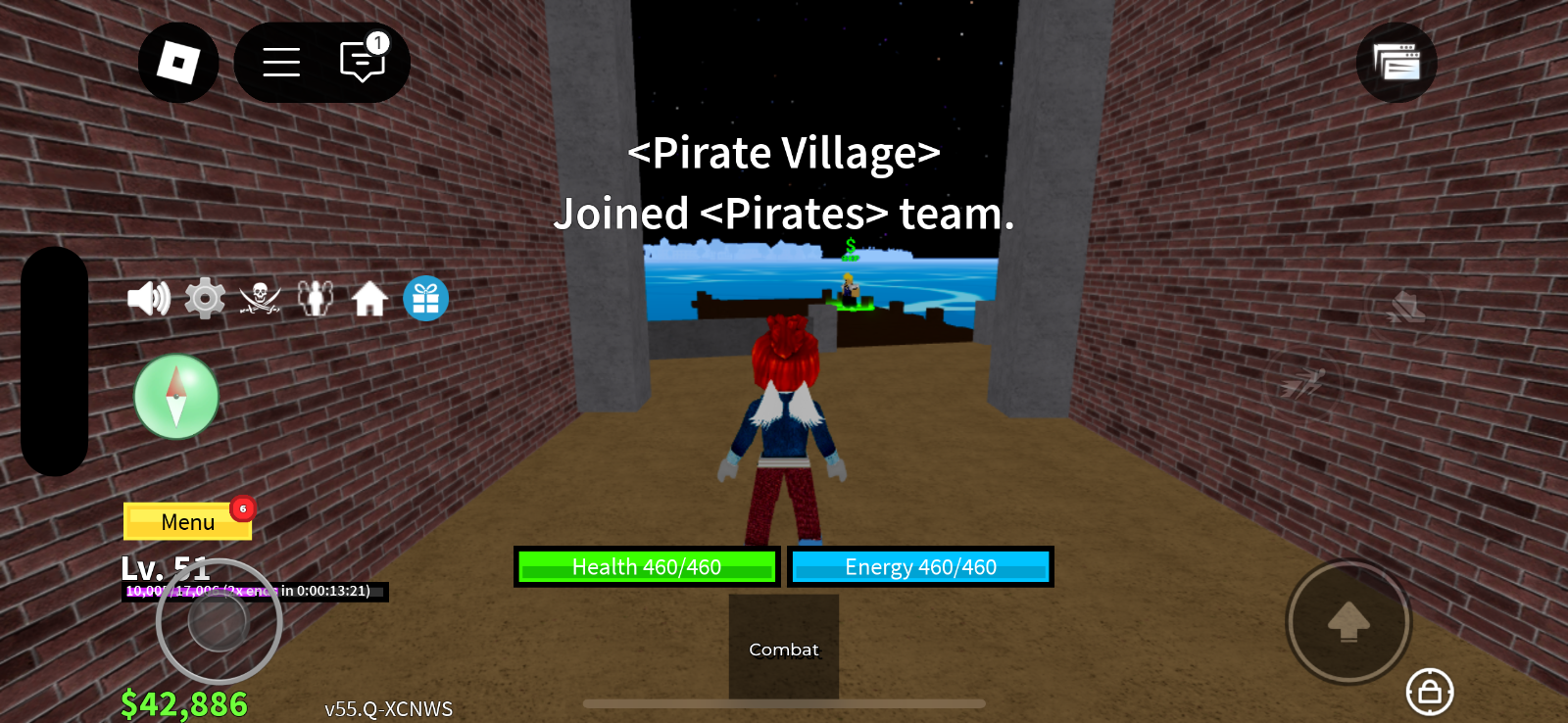 HEADSTART BLOX FRUITS ACCOUNT LVL 50 26k+ BELI