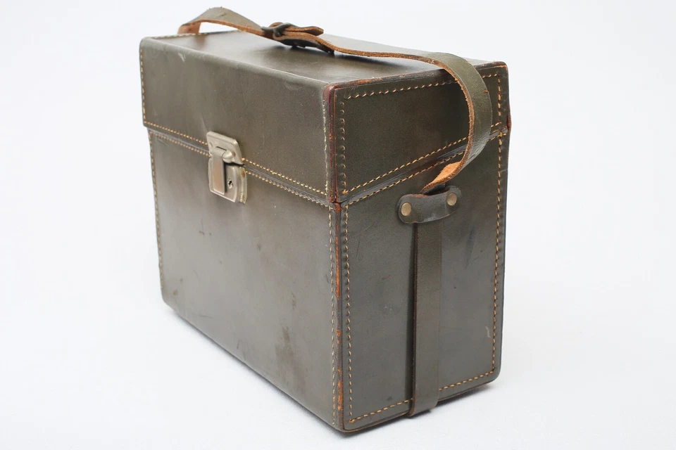 Estuche Personalizado Graflex Reflex - Cuero Verde Oliva/Interior Borgoña++Bonito+Poco Común Foto 3 de 4