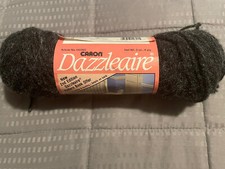 Vintage Caron Dazzleaire Yarn 2691  Black  - 6 Skeins