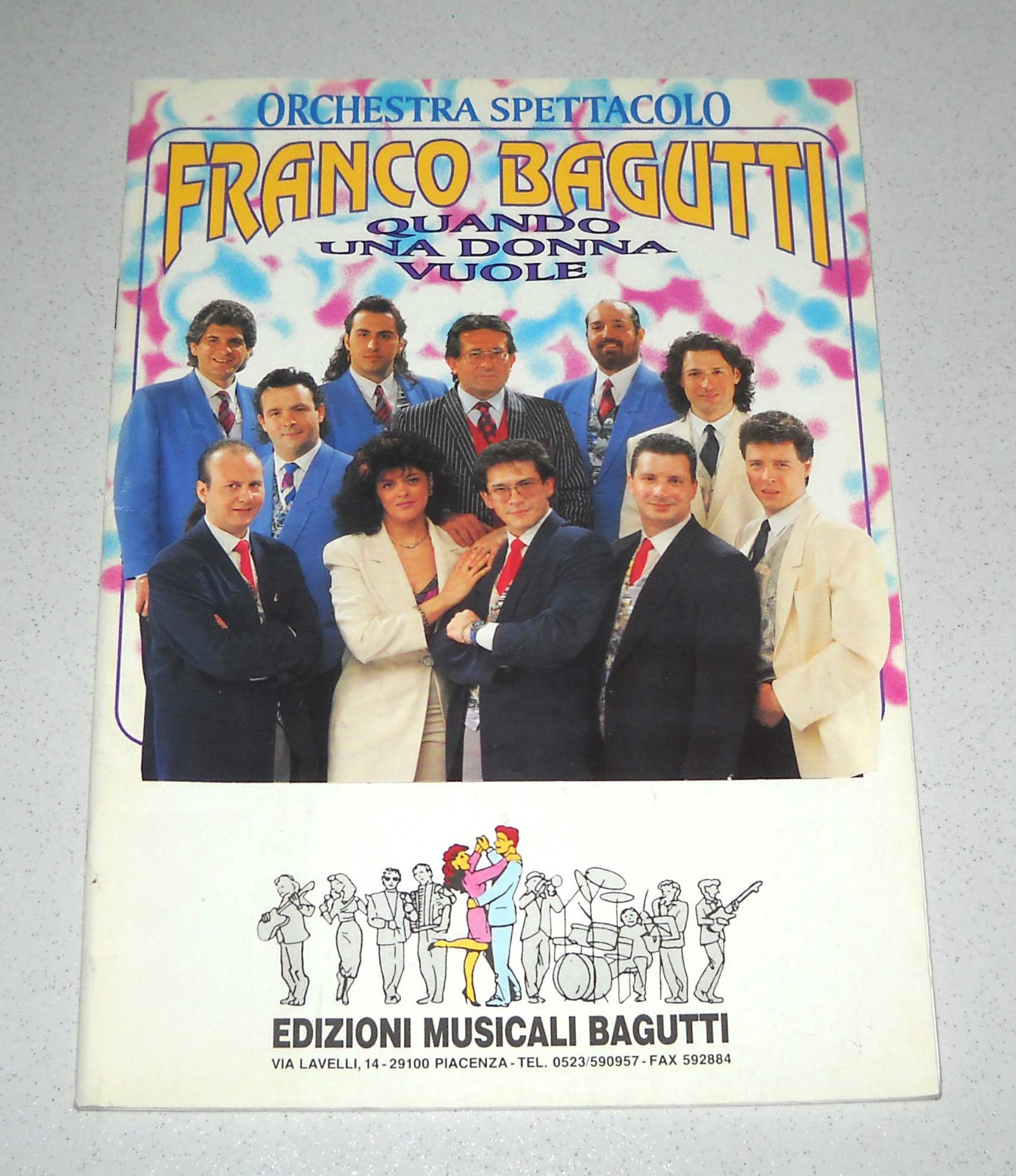 Spartiti ORCHESTRA FRANCO BAGUTTI Quando una donna vuole Fisarmonica Liscio