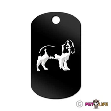 Springer Engraved Keychain GI Tag dog spaniel english Many Colors