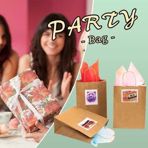 Bulk Kraft Paper Bags Gift Shopping Carry Craft Brown Retail Bag with Handles AU - Picture 3 of 11