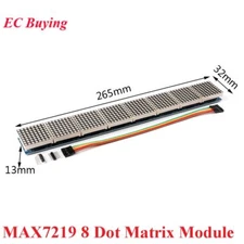 MAX7219 8*8 8 Dot Matrix LED Display Module Digital Tube Control Drive Board