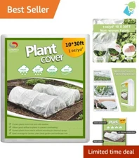 10FT x 30FT Reusable Plant Covers for Ultimate Freeze Protection & Garden Care