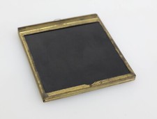 Brass Film Holder 3.75x3.75 PAT May 18, 1897 with Dark Slides
