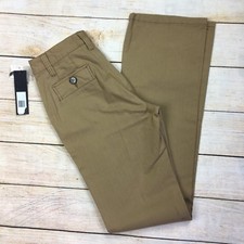 Marc By Marc Jacobs $188 Tan Cotton Herringbone Pants Slim Size 2 Womens