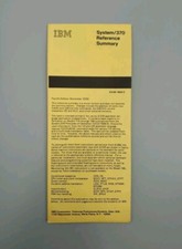 IBM System 370 Reference Summary Card - Fourt...