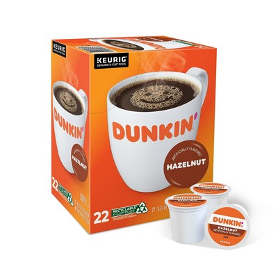 Dunkin' Donuts Hazelnut Coffee K-Cup 